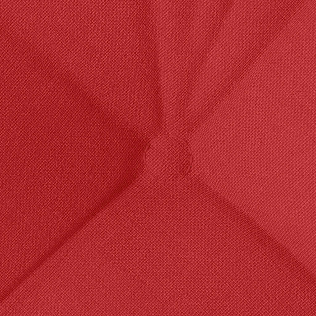 vidaXL Poduszki na siedziska 4 pcs Czerwony 45 x 45 x 12 cm tkanina