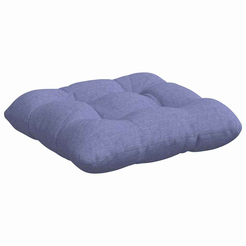 vidaXL Poduszki na siedziska 4 pcs Niebieski dżins 45 x 45 x 12 cm