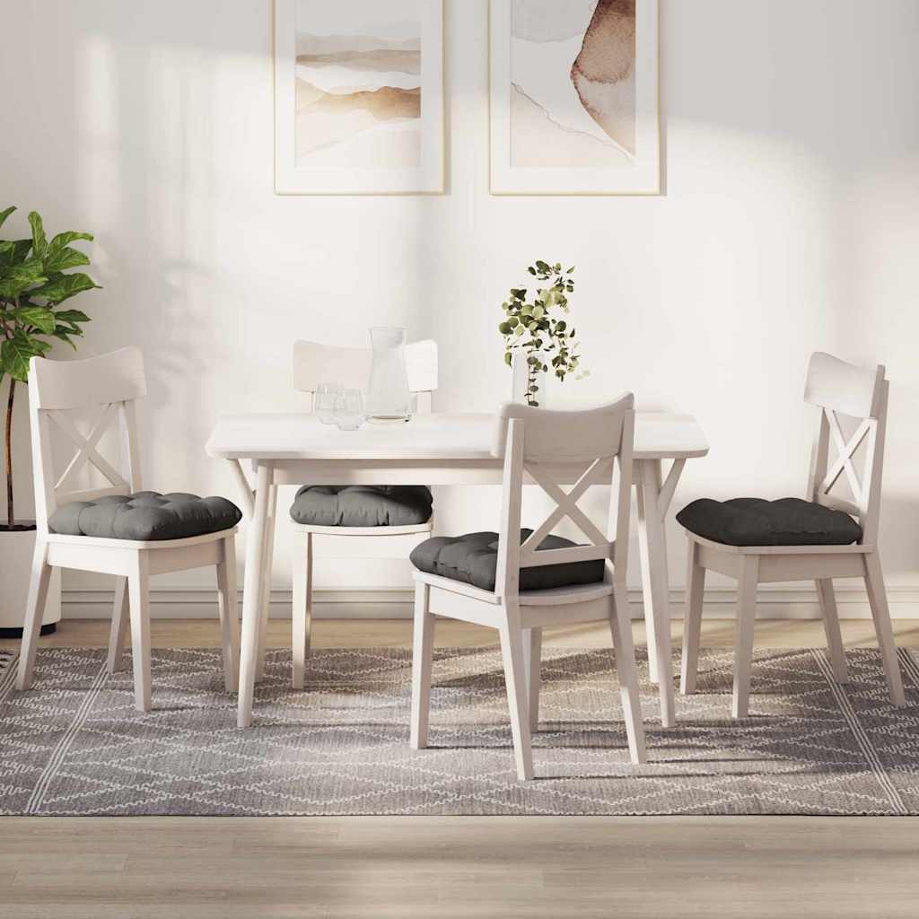 vidaXL Poduszki na siedziska 4 pcs Jasnoszary 45 x 45 cm