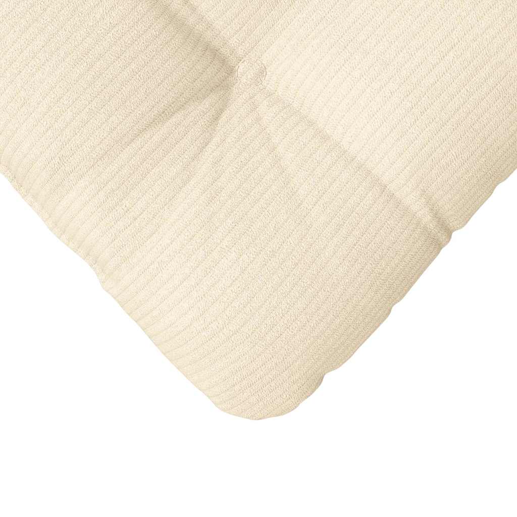 vidaXL Poduszki na siedziska 4 pcs Kremowy 45 x 45 cm
