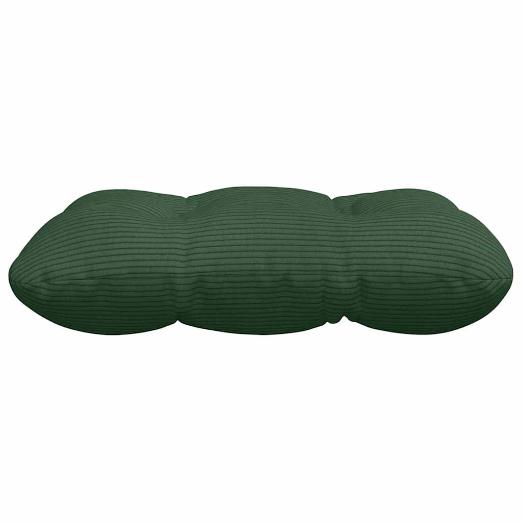 vidaXL Poduszki na siedziska 4 pcs Ciemna zieleń 45 x 45 cm