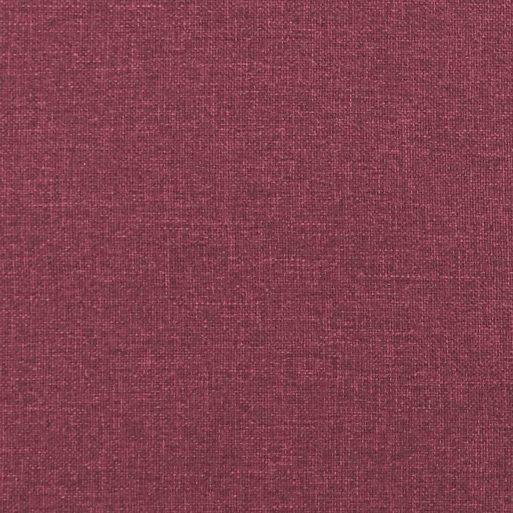 vidaXL Poduszki na siedziska 4 pcs Czerwone wino 40 x 40 x 6 cm