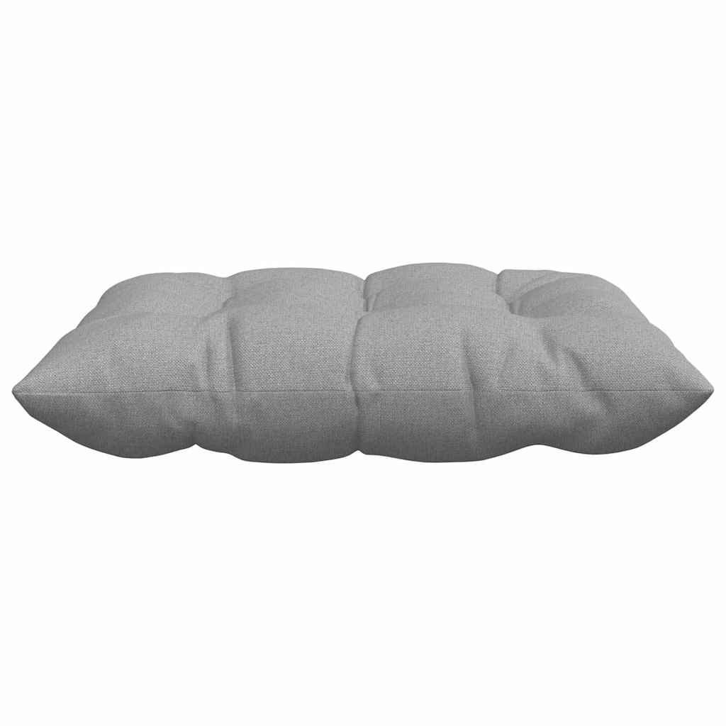 vidaXL Poduszki na siedziska 4 pcs Szary chmur 40 x 40 x 6 cm tkanina