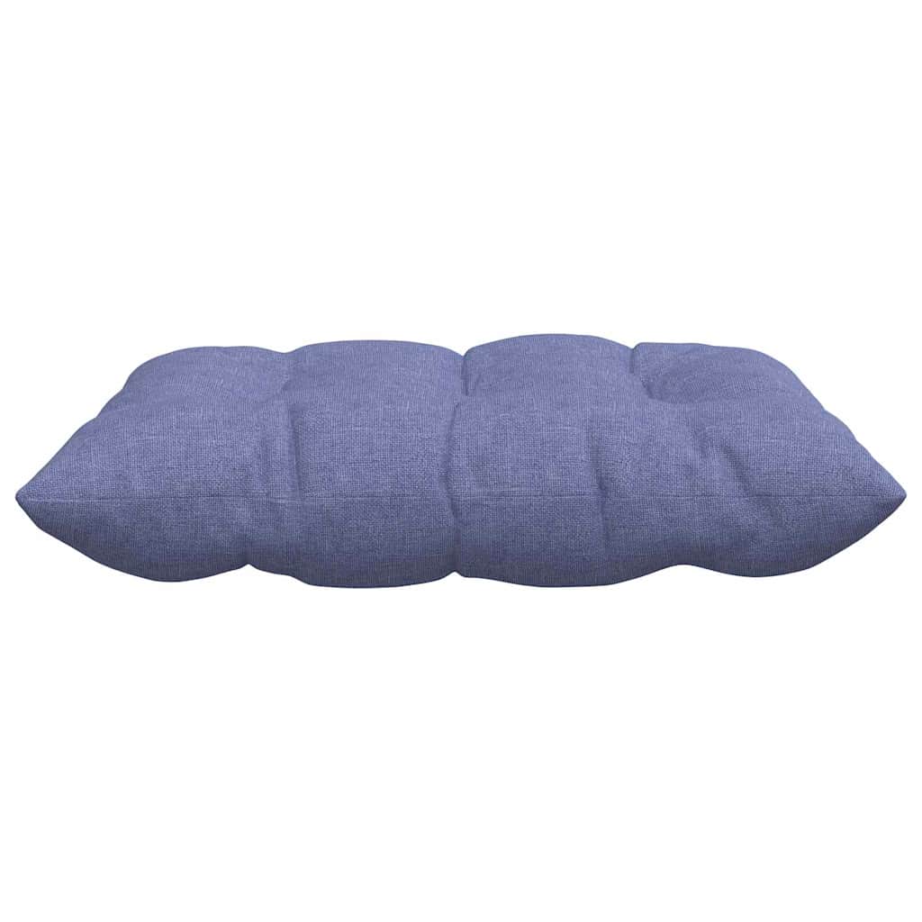 vidaXL Poduszki na siedziska 4 pcs Niebieski dżins 40 x 40 x 6 cm