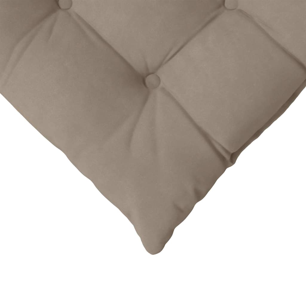 vidaXL Poduszki na siedziska 4 pcs Ciemnoszary 40 x 40 x 6 cm