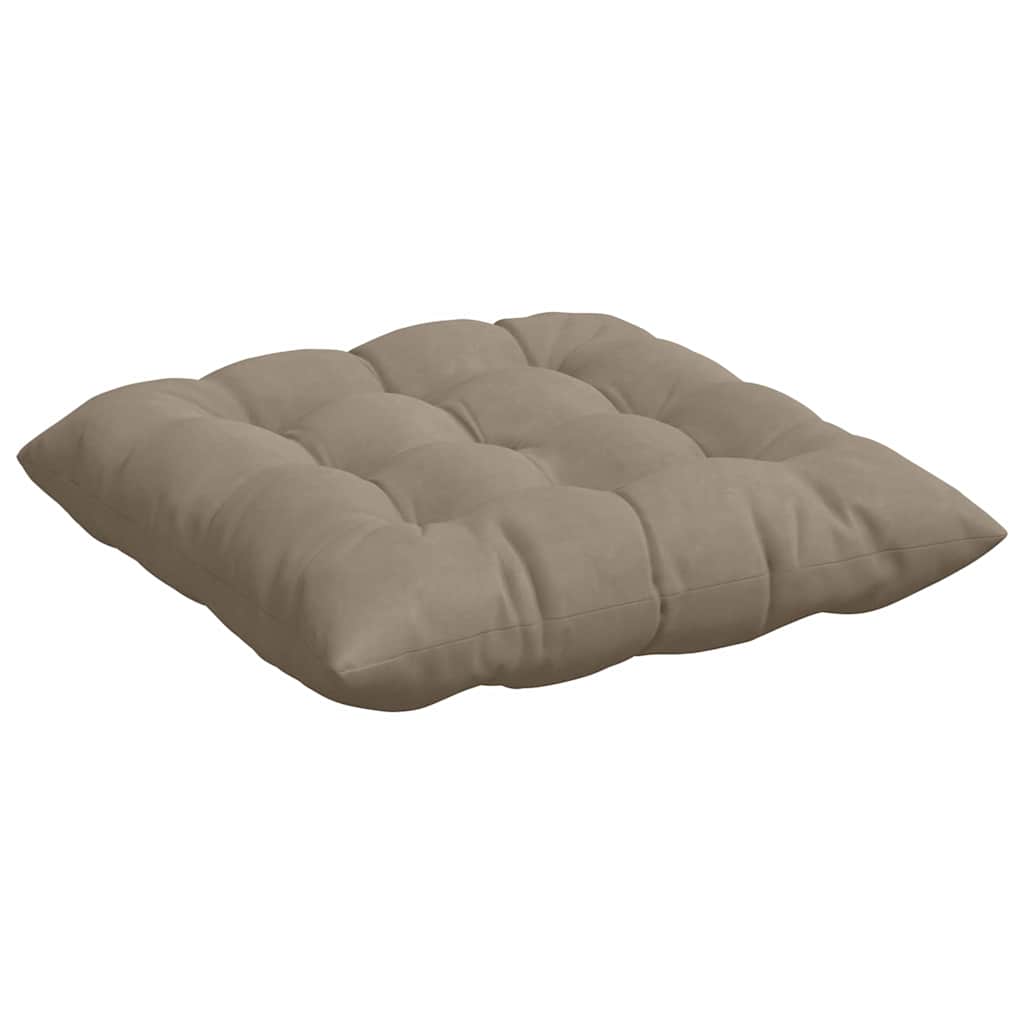 vidaXL Poduszki na siedziska 4 pcs Ciemnoszary 40 x 40 x 6 cm