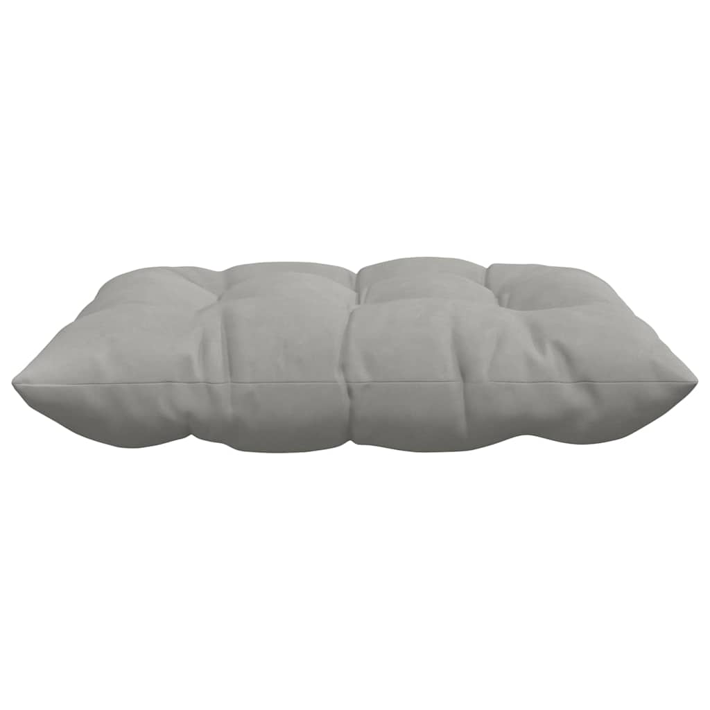 vidaXL Poduszki na siedziska 4 pcs Jasnoszary 40 x 40 x 6 cm