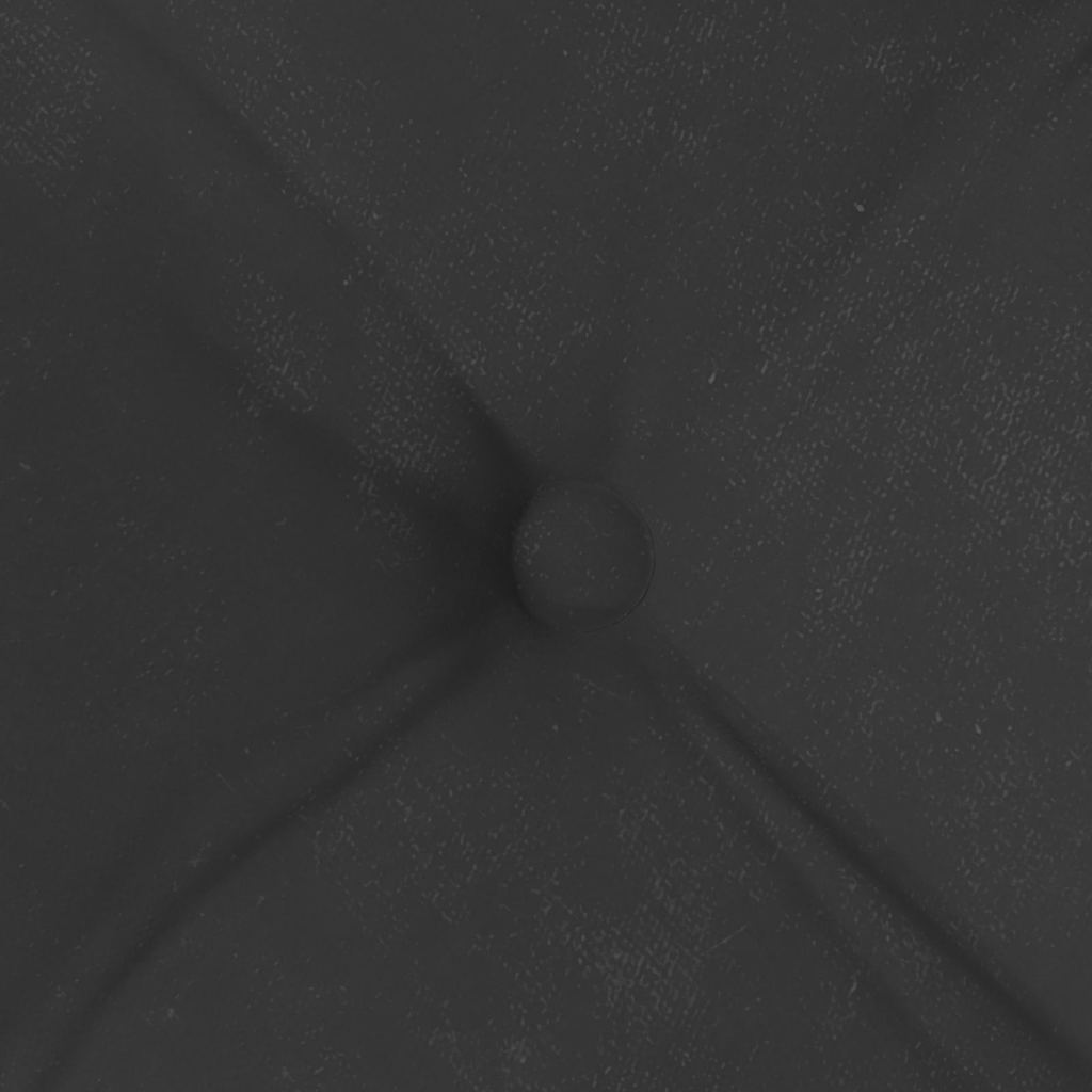 vidaXL Poduszki na siedziska 4 pcs Czarny 40 x 40 x 6 cm Mikrofibra