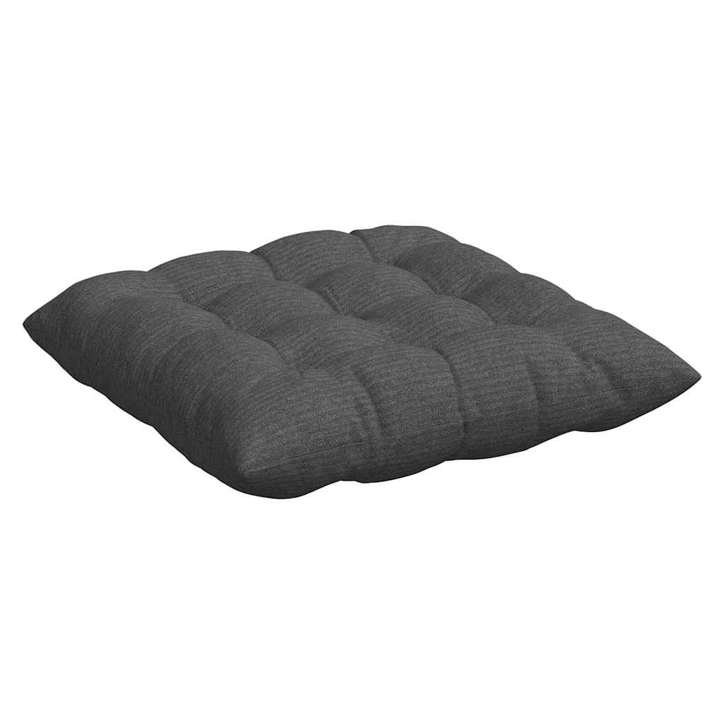 vidaXL Poduszki na siedziska 4 pcs Ciemnoszary 40 x 40 x 6 cm
