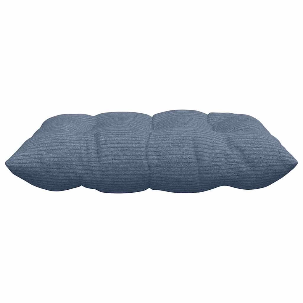 vidaXL Poduszki na siedziska 4 pcs Niebieski 40 x 40 x 6 cm