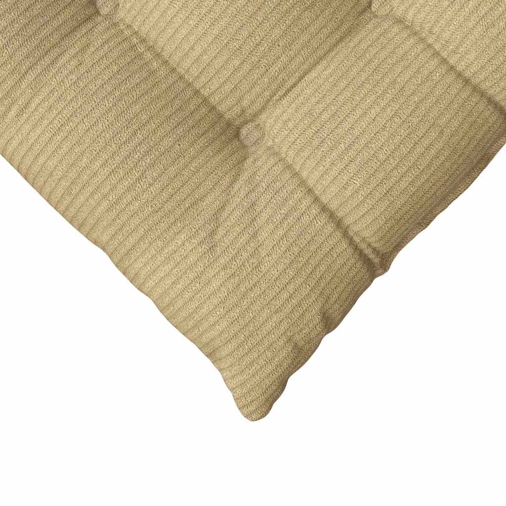 vidaXL Poduszki na siedziska 4 pcs Szary zielony 40 x 40 x 6 cm