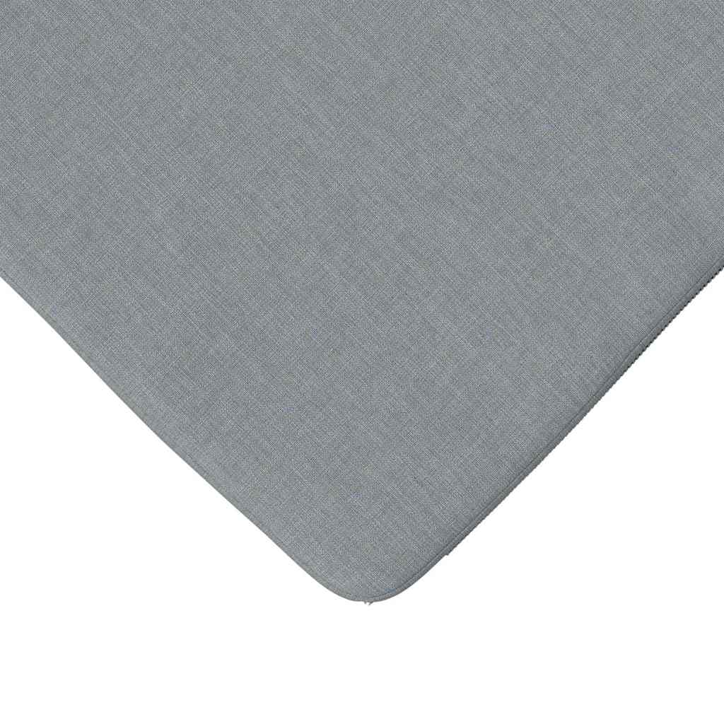 vidaXL Poduszki na siedziska 4 pcs Jasnoszary 40 x 40 x 3 cm tkanina