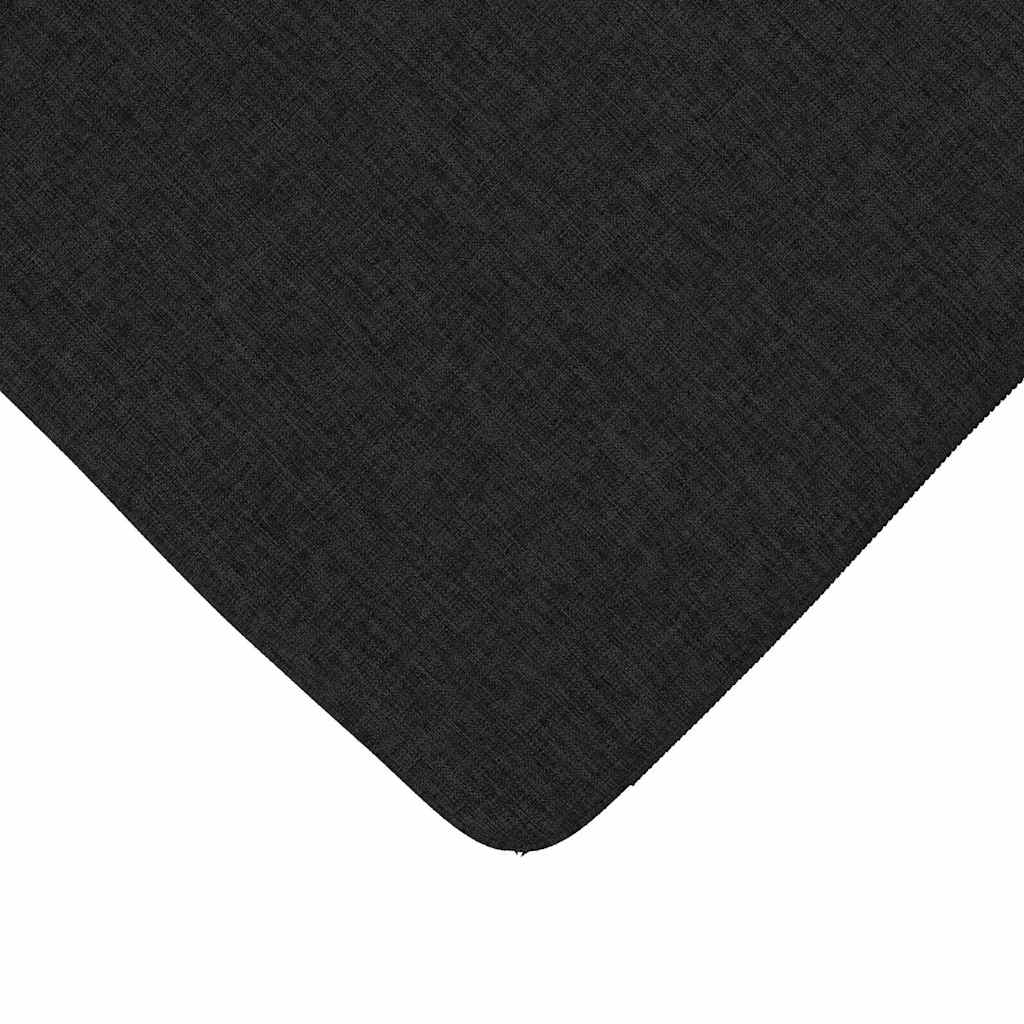 vidaXL Poduszki na siedziska 4 pcs Czarny 40 x 40 x 3 cm tkanina