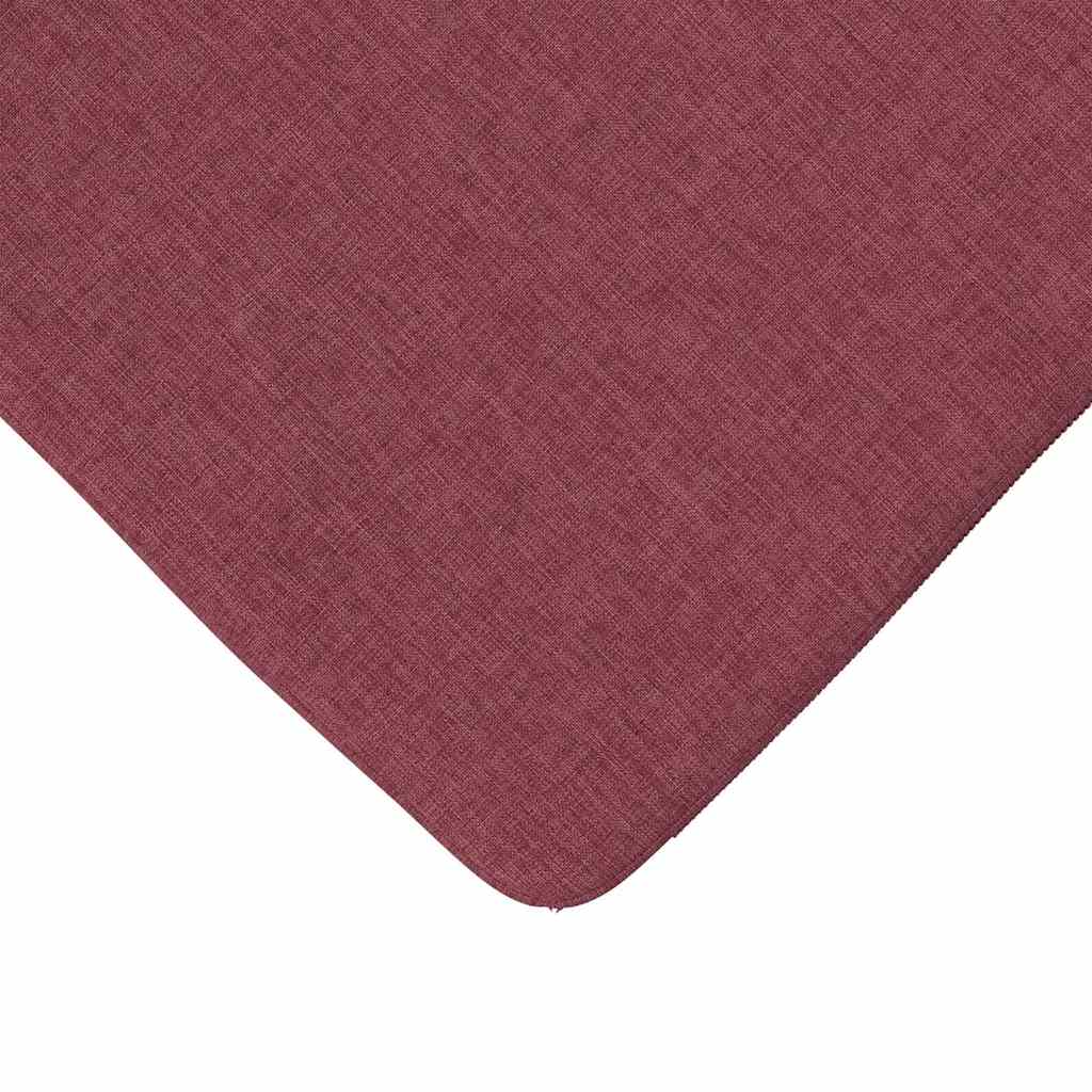 vidaXL Poduszki na siedziska 4 pcs Czerwone wino 40 x 40 x 3 cm
