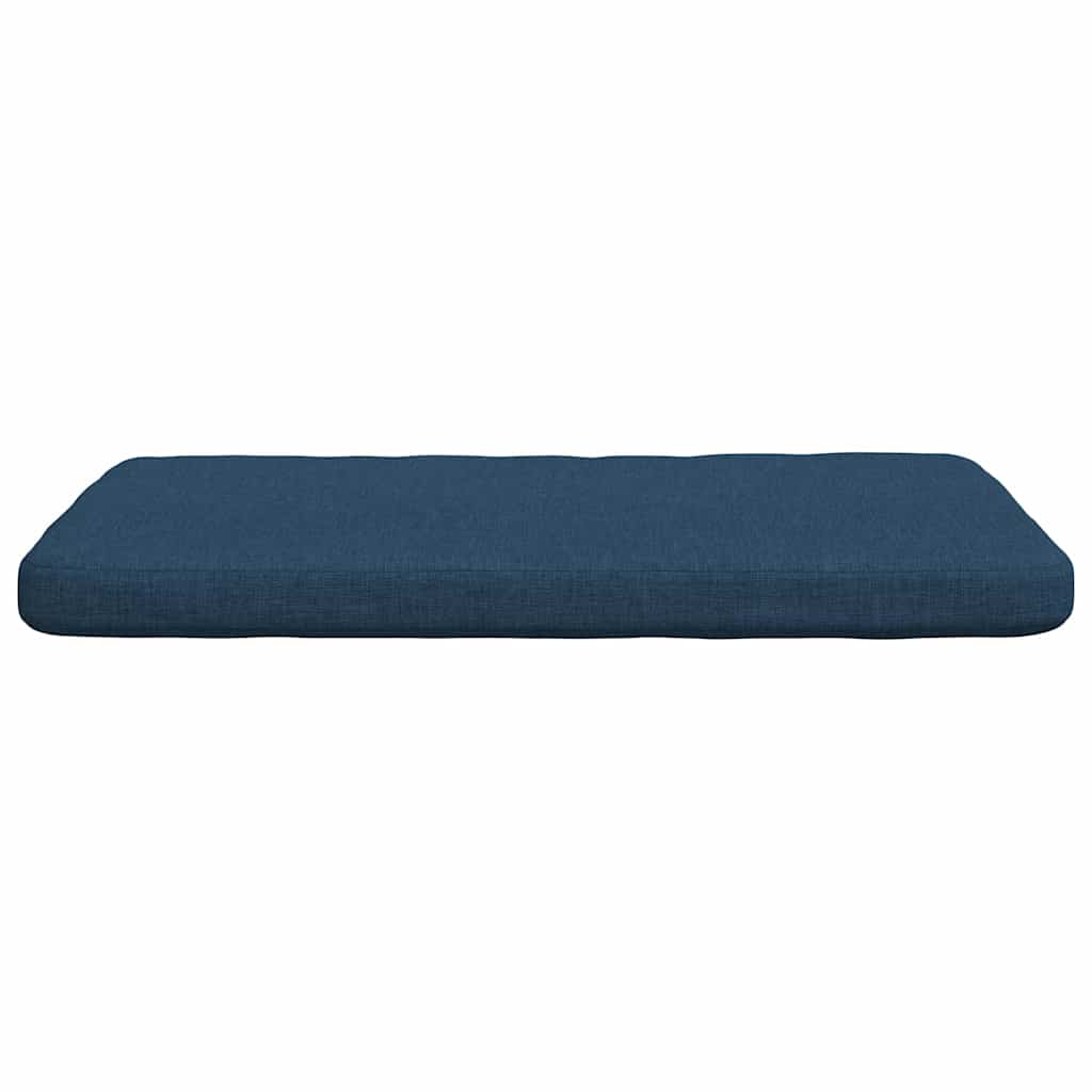 vidaXL Poduszki na siedziska 4 pcs Niebieski 40 x 40 x 3 cm tkanina