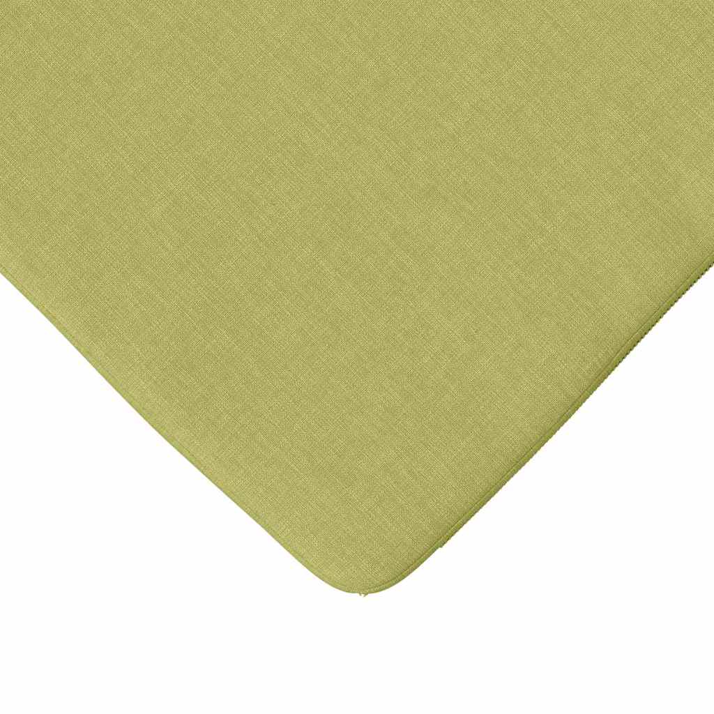vidaXL Poduszki na siedziska 4 pcs Jasnozielony 40 x 40 x 3 cm tkanina