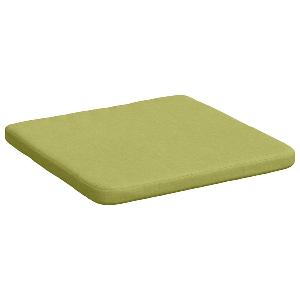vidaXL Poduszki na siedziska 4 pcs Jasnozielony 40 x 40 x 3 cm tkanina