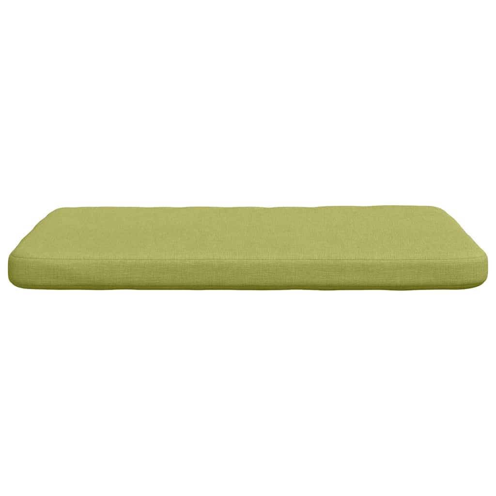 vidaXL Poduszki na siedziska 4 pcs Jasnozielony 40 x 40 x 3 cm tkanina