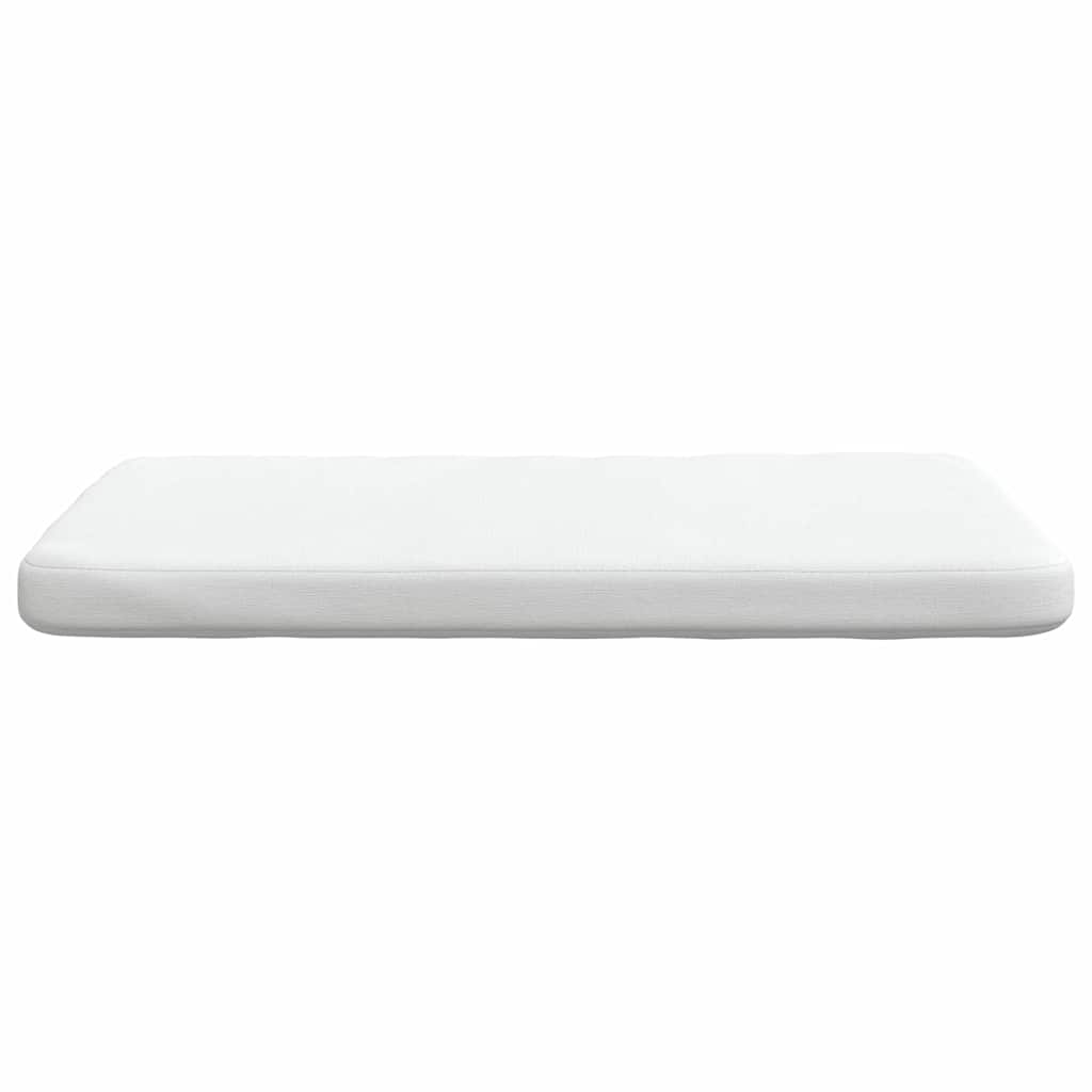 vidaXL Poduszki na siedziska 4 pcs Biały 40 x 40 x 3 cm tkanina