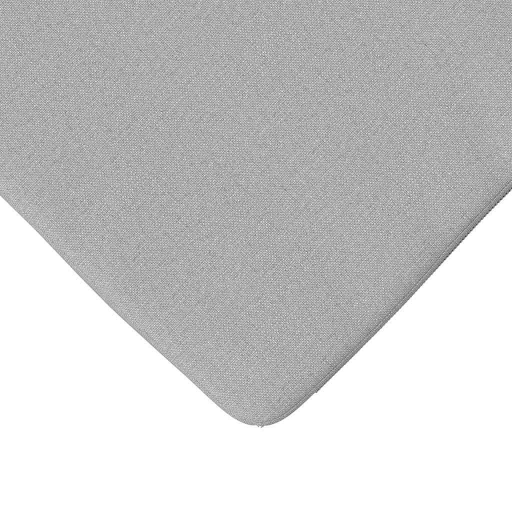 vidaXL Poduszki na siedziska 4 pcs Szary chmur 40 x 40 x 3 cm tkanina