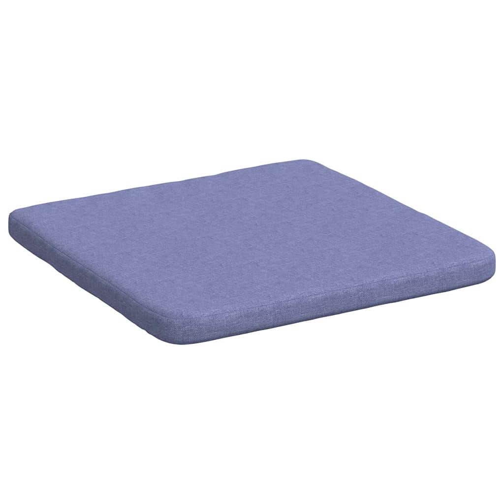 vidaXL Poduszki na siedziska 4 pcs Niebieski dżins 40 x 40 x 3 cm
