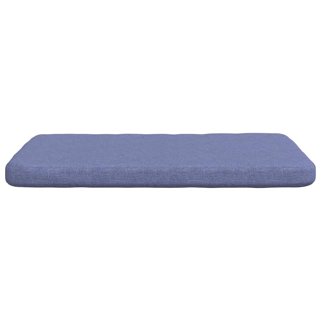 vidaXL Poduszki na siedziska 4 pcs Niebieski dżins 40 x 40 x 3 cm