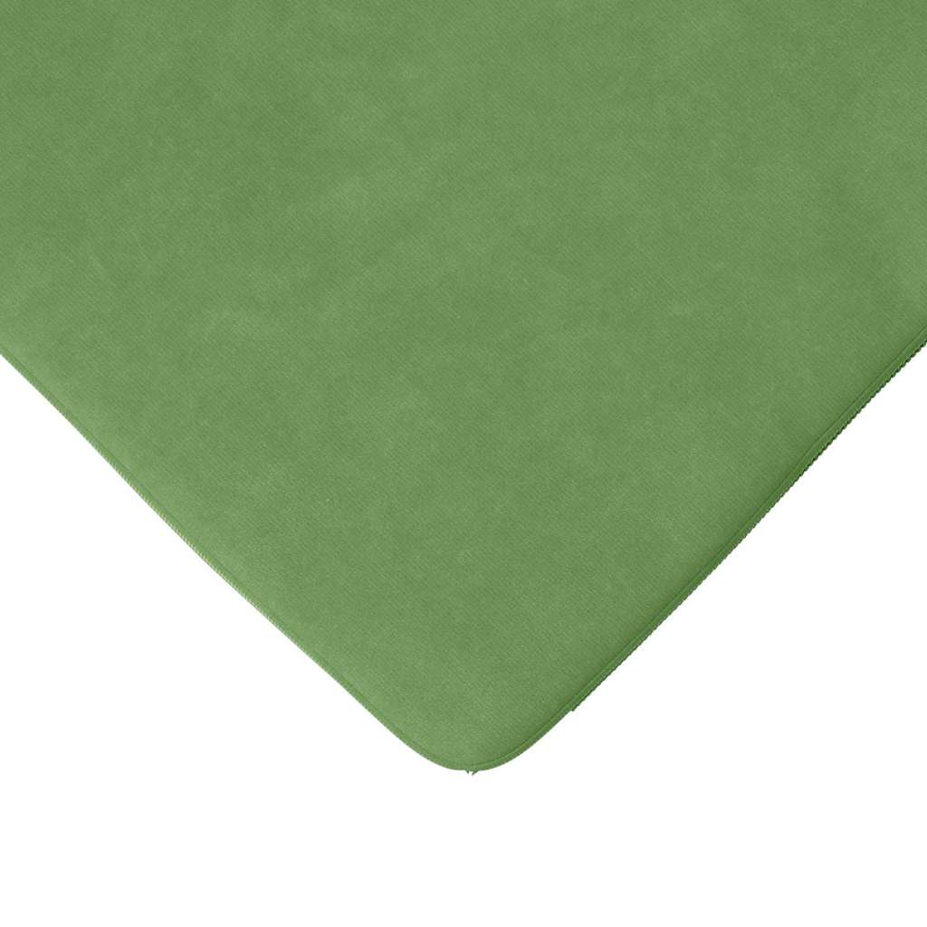 vidaXL Poduszki na siedziska 4 pcs Jasnozielony 40 x 40 x 3 cm Aksamit