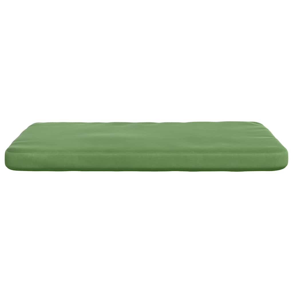 vidaXL Poduszki na siedziska 4 pcs Jasnozielony 40 x 40 x 3 cm Aksamit