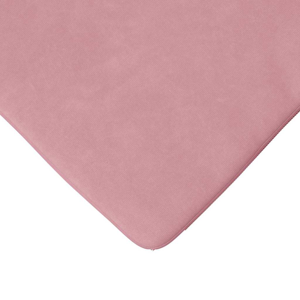 vidaXL Poduszki na siedziska 4 pcs Różowy 40 x 40 x 3 cm Aksamit