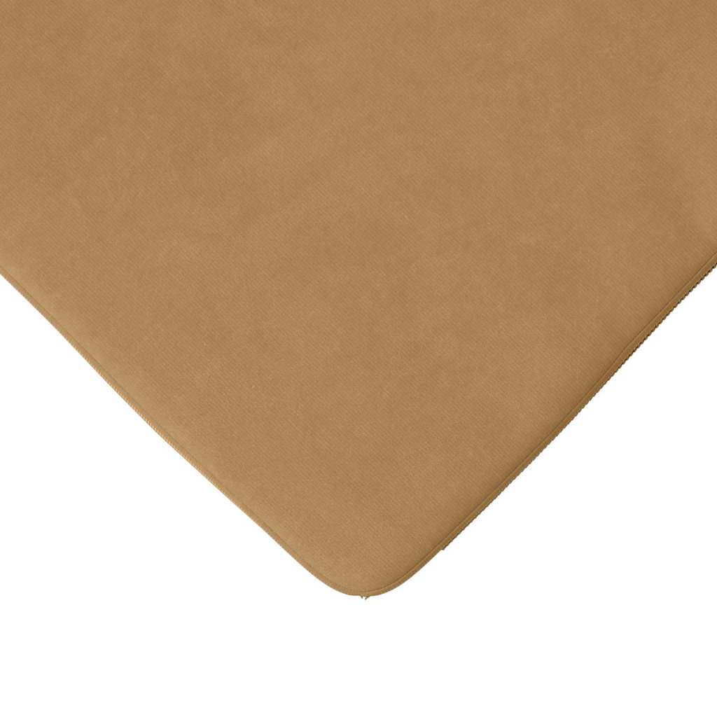 vidaXL Poduszki na siedziska 4 pcs Brązowy 40 x 40 x 3 cm Aksamit
