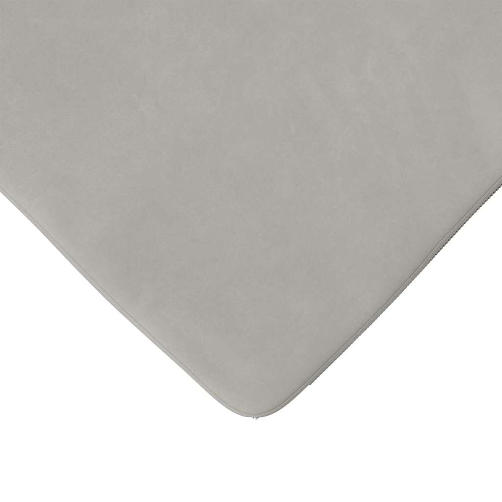 vidaXL Poduszki na siedziska 4 pcs Jasnoszary 40 x 40 x 3 cm