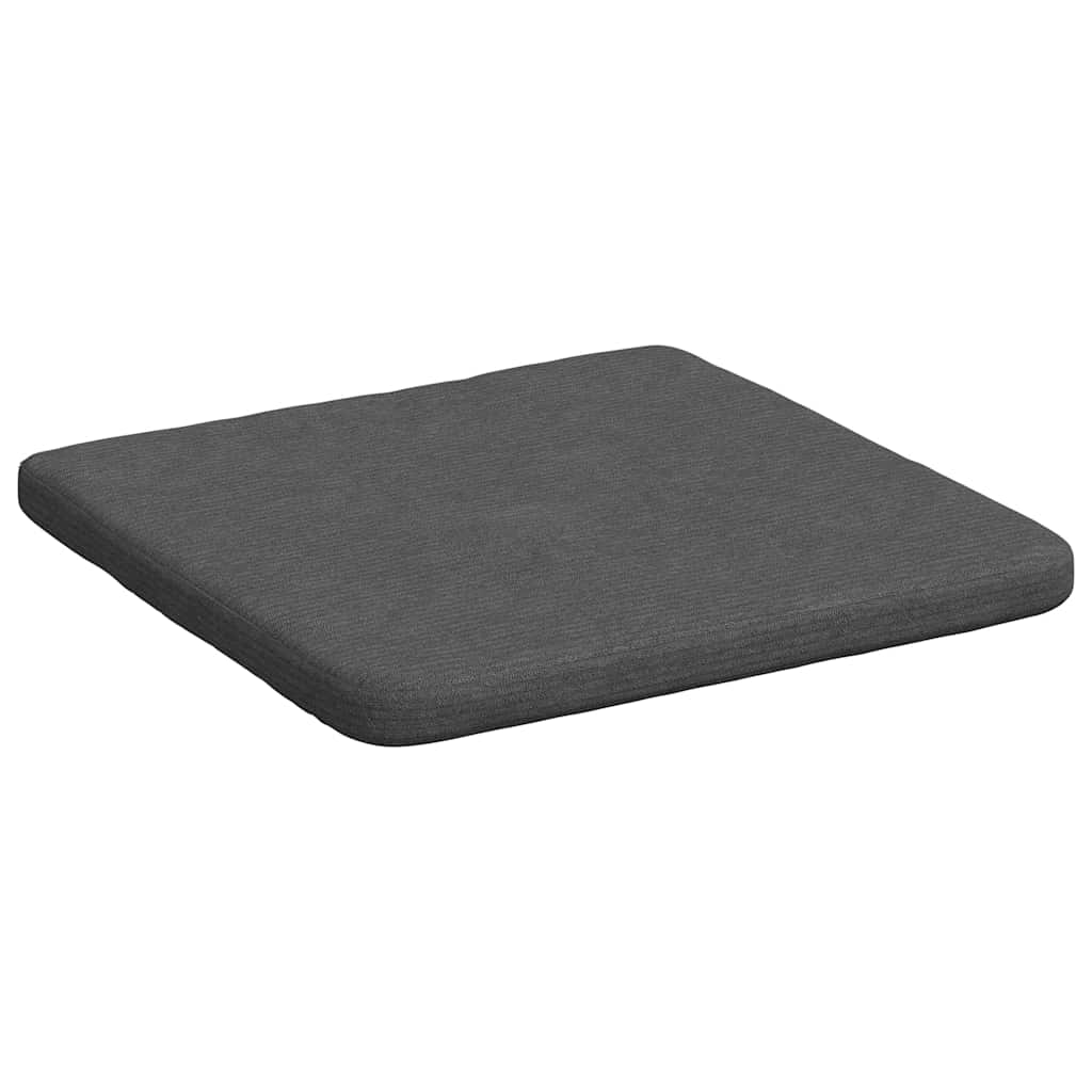 vidaXL Poduszki na siedziska 4 pcs Ciemnoszary 40 x 40 x 3 cm