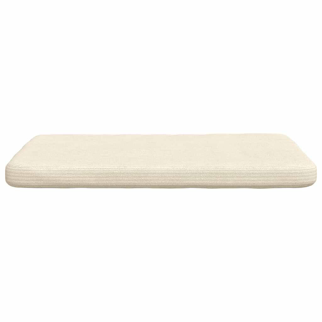 vidaXL Poduszki na siedziska 4 pcs Kremowy 40 x 40 x 3 cm