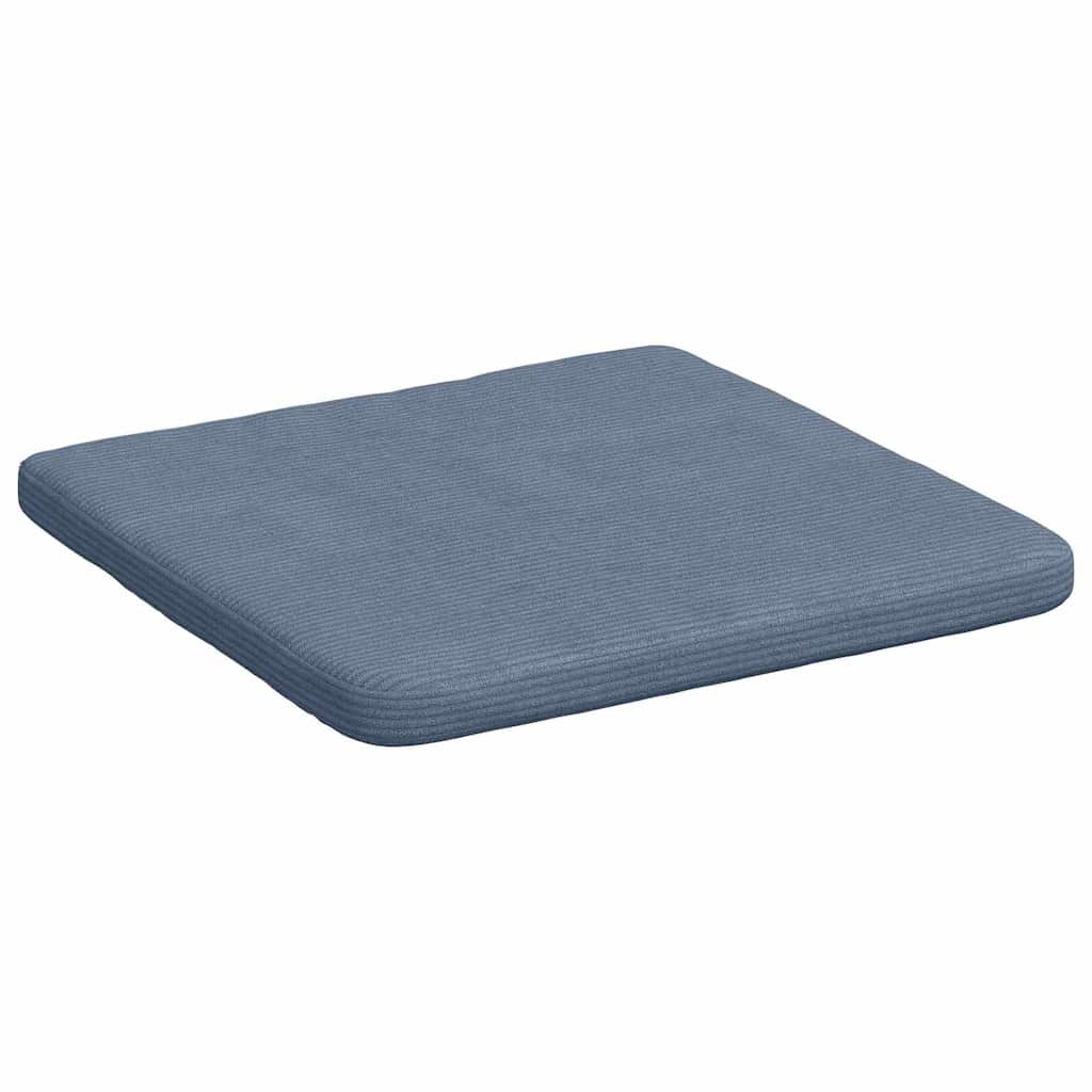 vidaXL Poduszki na siedziska 4 pcs Niebieski 40 x 40 x 3 cm