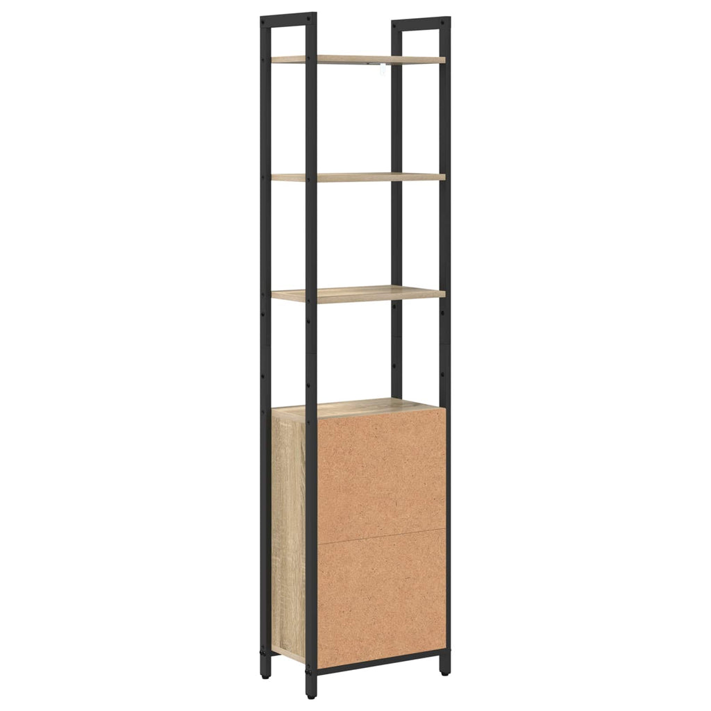 vidaXL Szafka na książki Dąb Sonoma 40 x 24 x 161 cm