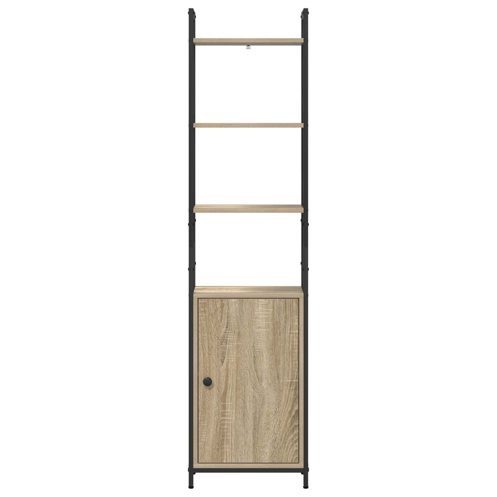 vidaXL Szafka na książki Dąb Sonoma 40 x 24 x 161 cm