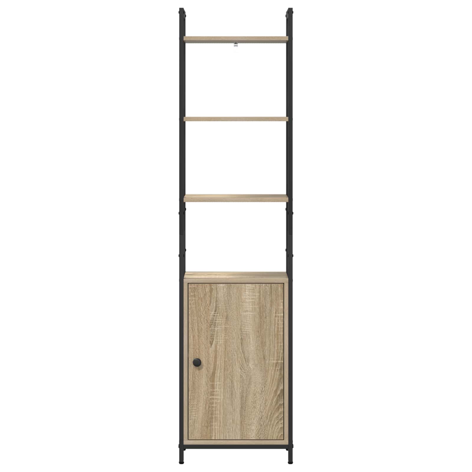 vidaXL Szafka na książki Dąb Sonoma 40 x 24 x 161 cm