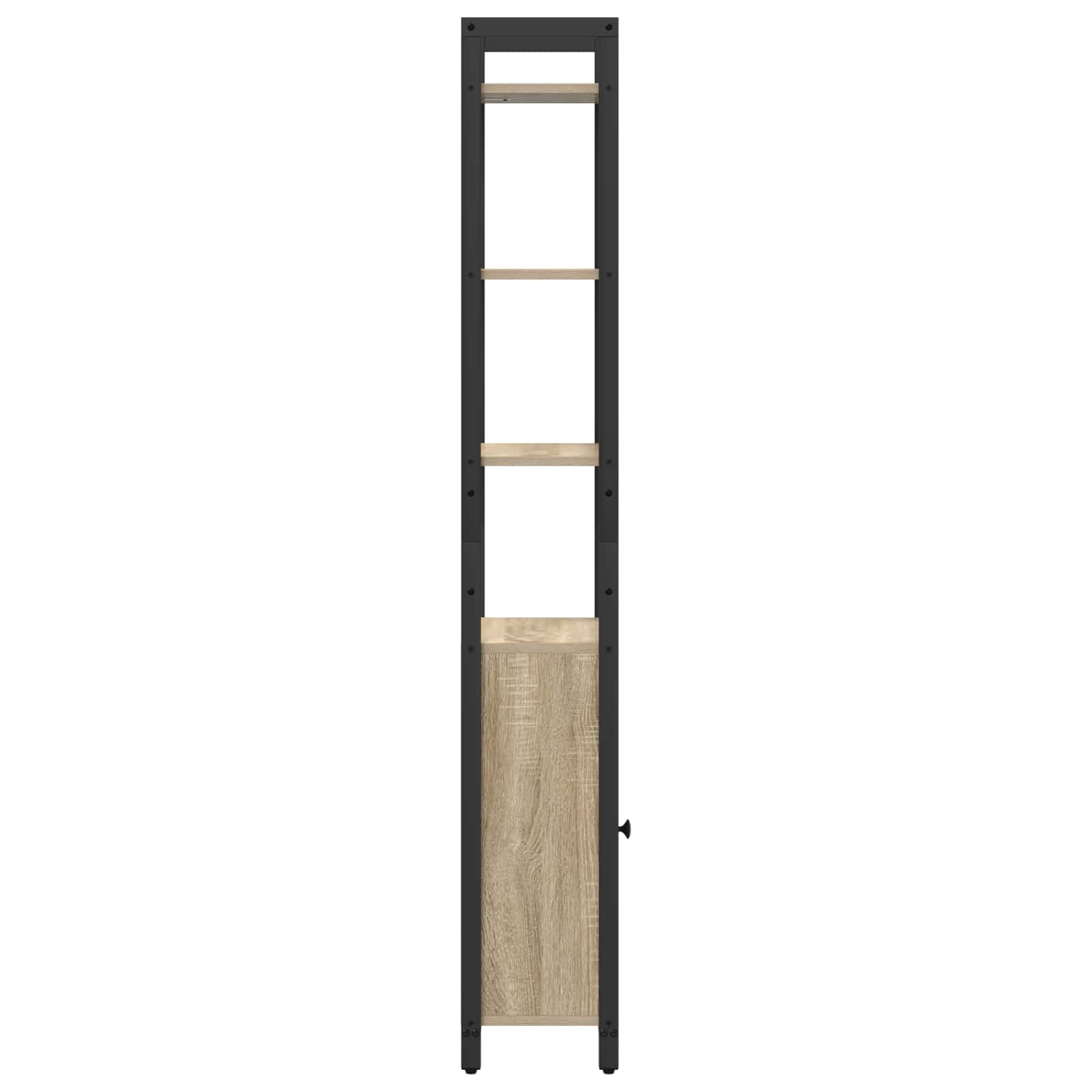 vidaXL Szafka na książki Dąb Sonoma 40 x 24 x 161 cm
