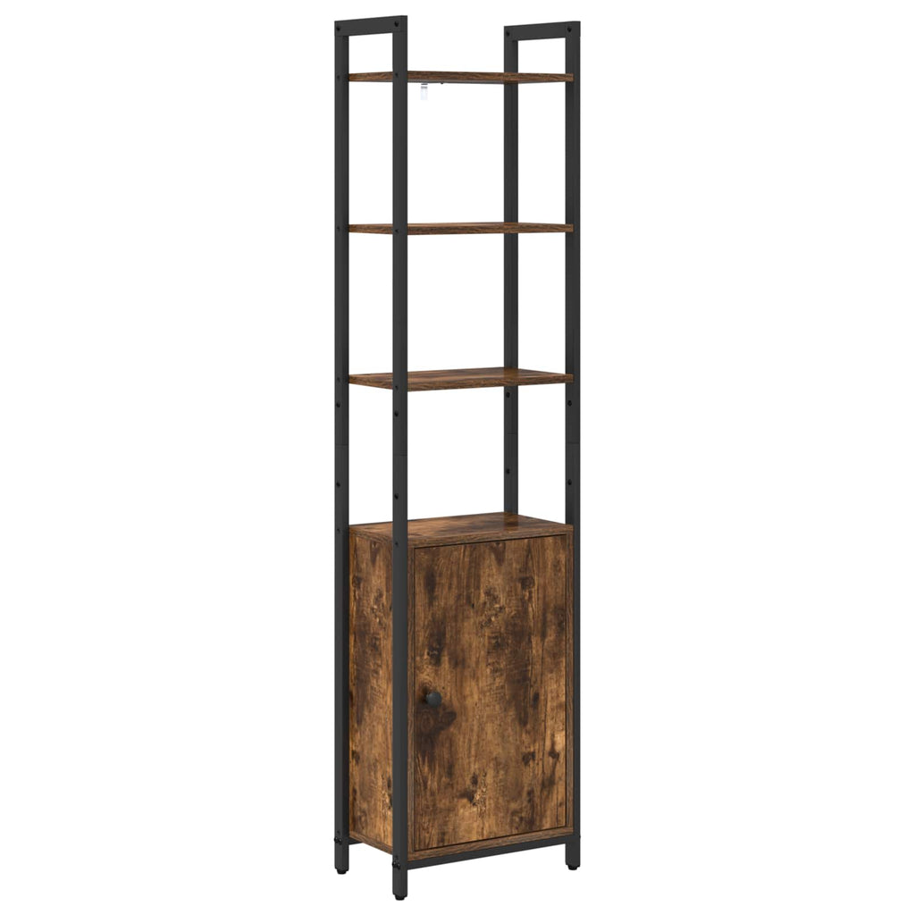 vidaXL Szafka na książki Dąb wędzony 40 x 24 x 161 cm