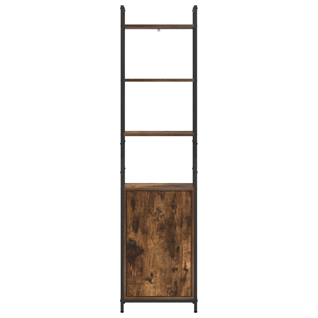 vidaXL Szafka na książki Dąb wędzony 40 x 24 x 161 cm