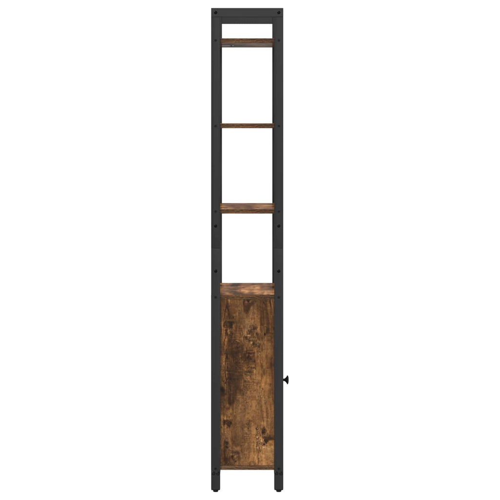 vidaXL Szafka na książki Dąb wędzony 40 x 24 x 161 cm