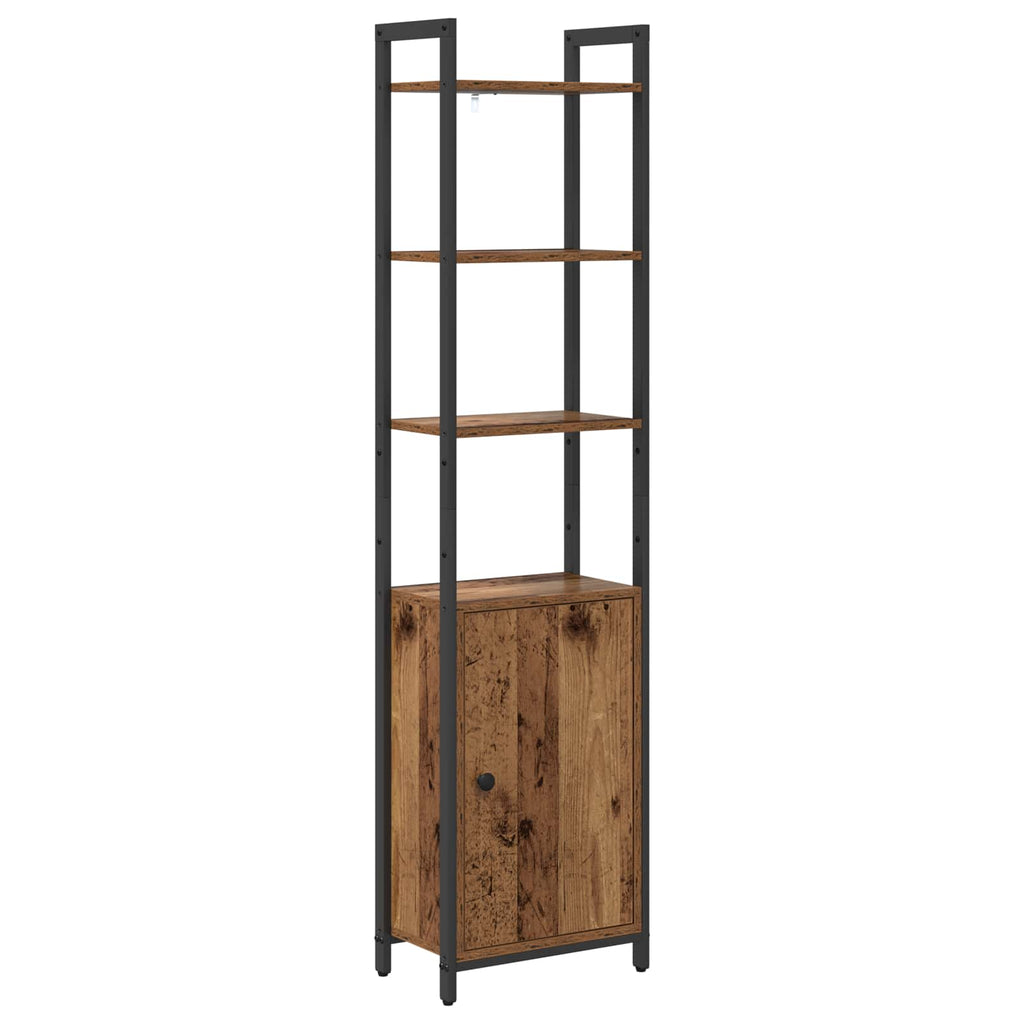 vidaXL Szafka na książki Stare drewno 40 x 24 x 161 cm