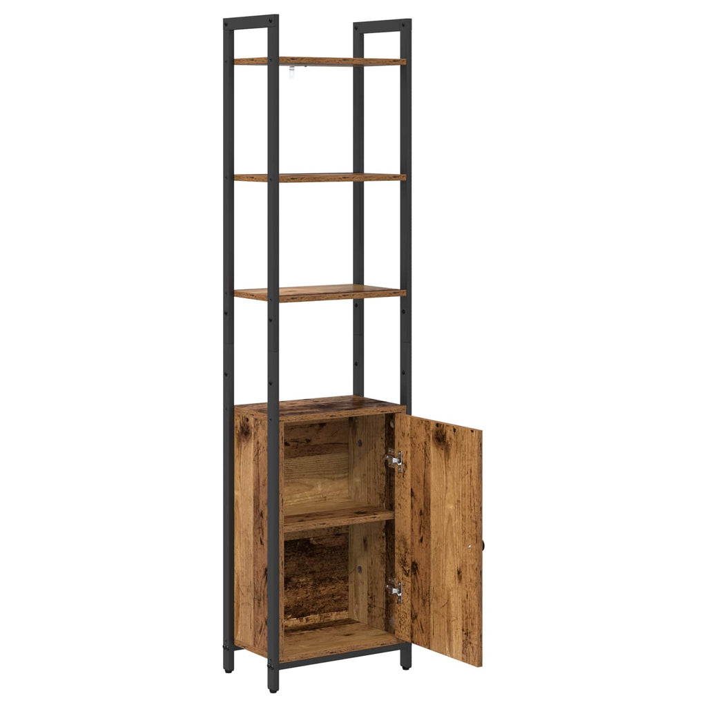 vidaXL Szafka na książki Stare drewno 40 x 24 x 161 cm