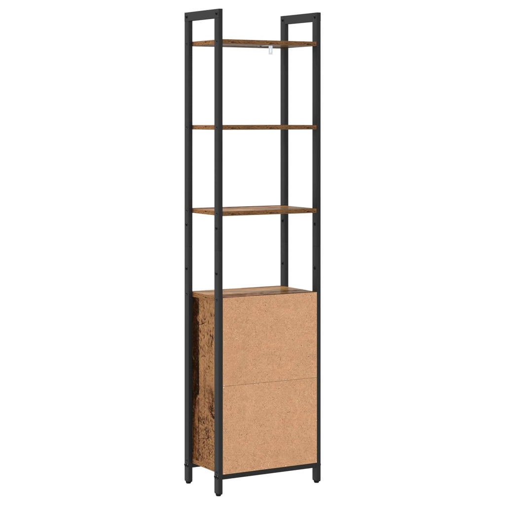 vidaXL Szafka na książki Stare drewno 40 x 24 x 161 cm