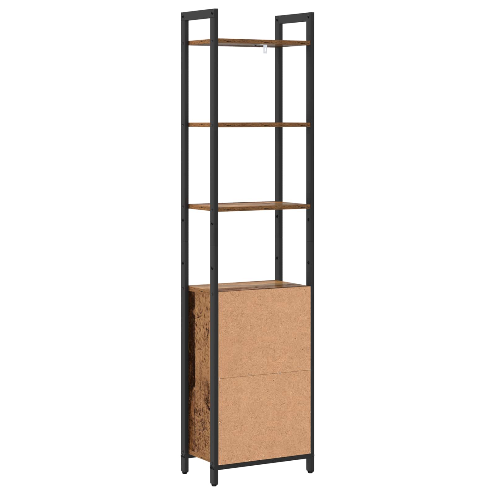 vidaXL Szafka na książki Stare drewno 40 x 24 x 161 cm