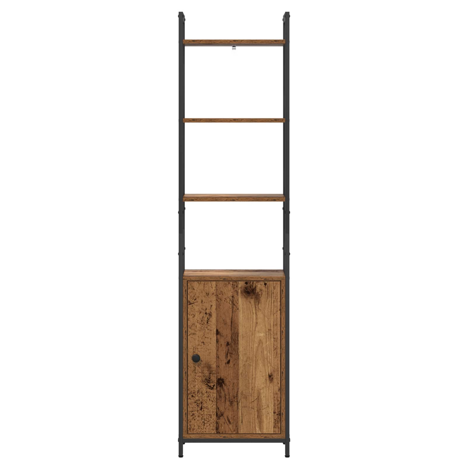 vidaXL Szafka na książki Stare drewno 40 x 24 x 161 cm