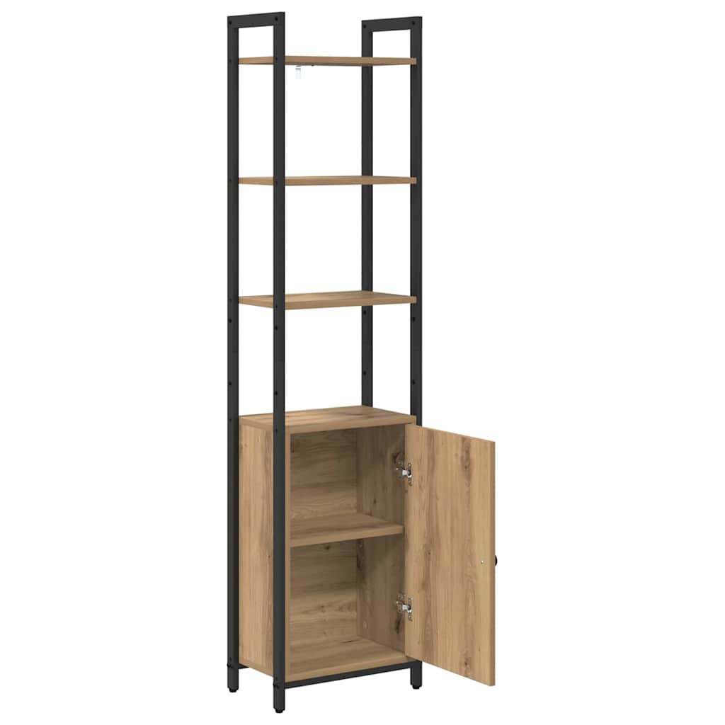 vidaXL Szafka na książki Dąb rzemieślniczy 40 x 24 x 161 cm
