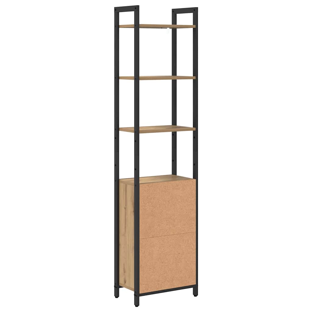vidaXL Szafka na książki Dąb rzemieślniczy 40 x 24 x 161 cm