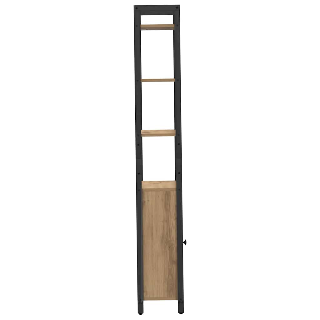 vidaXL Szafka na książki Dąb rzemieślniczy 40 x 24 x 161 cm
