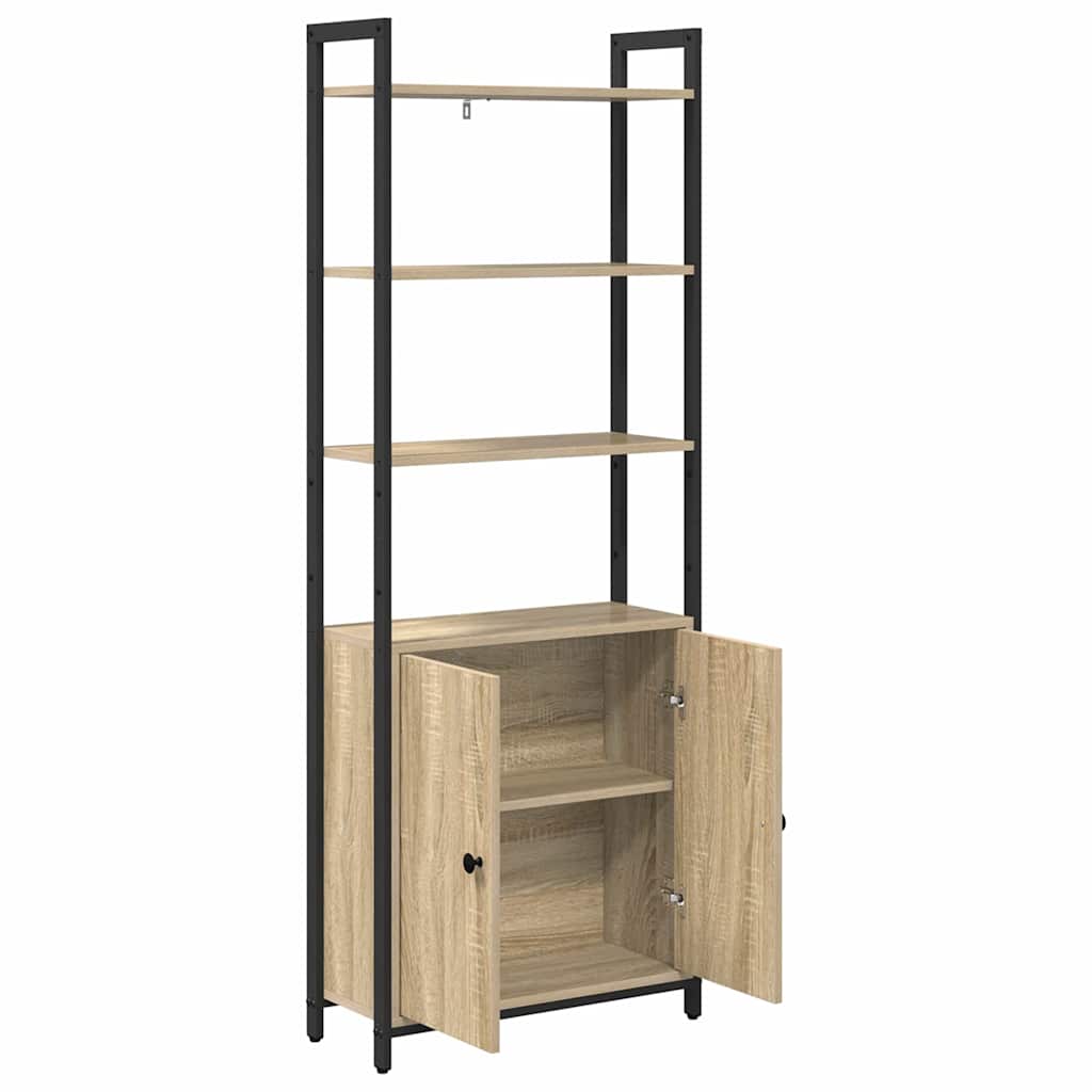 vidaXL Szafka na książki Dąb Sonoma 60 x 24 x 161 cm